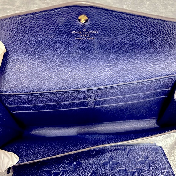 LV EMPREINTE Embossed Mono Wallet with Removable Pouch Insert - Picture 8 of 16